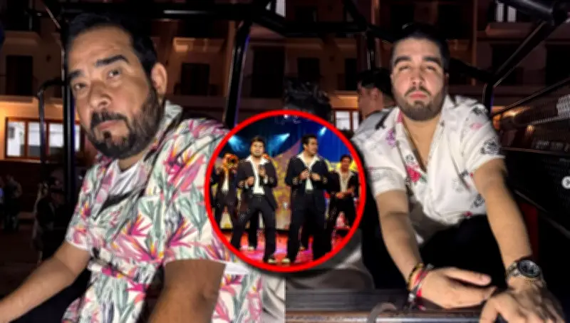 Exvocalista de Banda El Recodo y su hijo detenidos por narcocorridos en Carnaval de Mazatlán