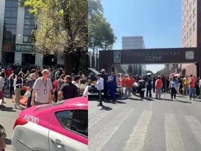 Amenaza de bomba desaloja edificios judiciales y corporativos en CDMX