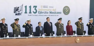 Armenta conmemora 113 Aniversario del Ejército Mexicano junto a Sheinbaum