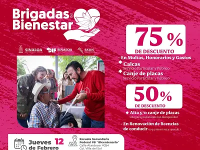 Brigadas del Bienestar en Mazatlán: Descuentos del 75% en Adeudos Vehiculares