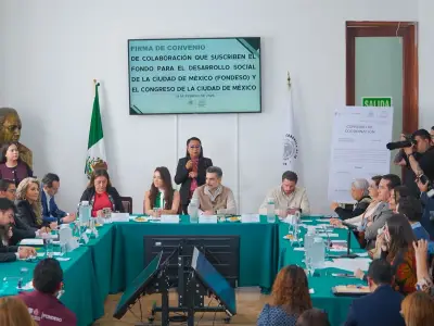 Congreso CDMX y Fondeso firman convenio para apoyar emprendedores con créditos y capacitación