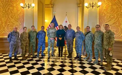Defensa Nacional fortalece lazos con Guardia de California en visita estratégica