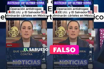 Desmienten falsa noticia sobre intervención militar de Trump y Bukele en México