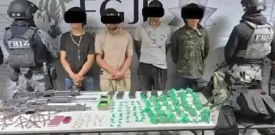 Detienen a jefe de plaza y tres cómplices tras ataque a rancho de familia Aguilar en Zacatecas