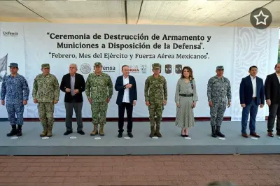 Durazo retira más de 900 armas de las calles de Sonora en operativo de seguridad