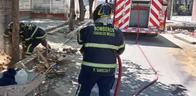 Emergencias simultáneas en CDMX: fuga de gas en Tlalpan e incendio en funeraria de Cuauhtémoc