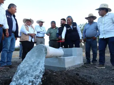 Estado de México y Conagua modernizan sistemas de riego en región de las Pirámides