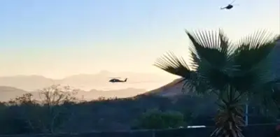 Intenso operativo federal en Culiacán tras balacera en El Limoncito; despliegan helicópteros artillados