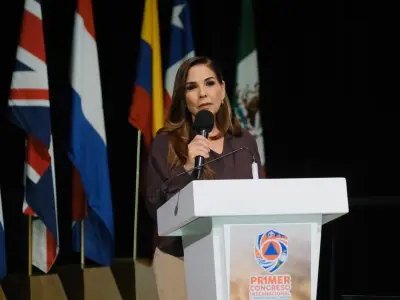Mara Lezama inaugura congreso internacional de protección civil en Playa del Carmen
