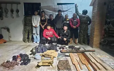 Marina desarticula refugio del CJNG en Puerto Vallarta; detiene a ocho presuntos integrantes