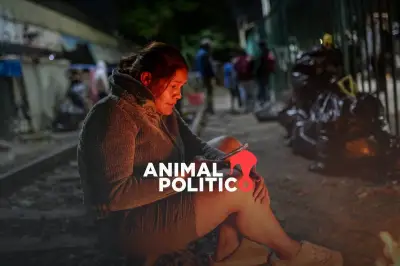 Migrantes en vela ante amenaza de desalojo en campamento Vallejo de la CDMX