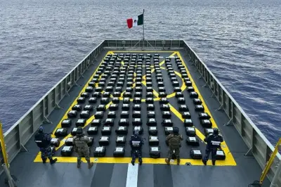 México y EU aseguran cargamento de cocaína en el Pacífico en operación conjunta