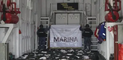 Operativo Conjunto México-EU Asegura 188 Bultos de Cocaína en el Pacífico