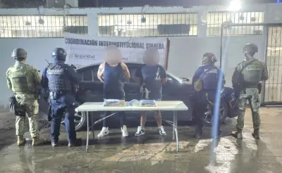 Operativo de Carnaval en Mazatlán: Detienen a dos hombres armados previo a festividades
