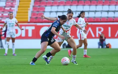 Partido Femenil Necaxa vs Querétaro se detiene por presuntas detonaciones de arma de fuego