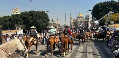 Peregrinos a Caballo Culminan Travesía de Fe en la Basílica de Guadalupe en CDMX