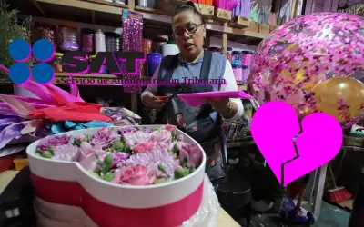 SAT intensifica vigilancia fiscal en compras de San Valentín 2026