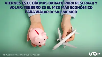 Viaja más barato en 2026: el mejor día y mes para comprar vuelos en México