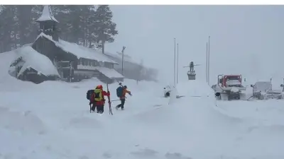 Video muestra la avalancha mortal que cobró 8 vidas de esquiadores en California