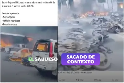 Video viral de protestas en Nepal se hace pasar por violencia en México tras abatimiento de 'El Mencho'