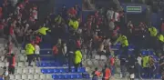 Afición del Atlas protagoniza violento enfrentamiento en tribunas del Estadio Hidalgo