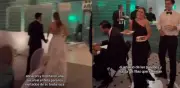 Boda en Monterrey sorprende con réplica completa de taquería en salón de fiestas