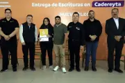 Cadereyta Jiménez entrega 89 escrituras para fortalecer la propiedad social