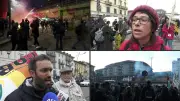Choque entre manifestantes y policías en Juegos de Invierno deja heridos y tensión