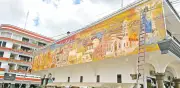 Destruyen mural patrimonial de David Celestinos en Tuxpan al pintar fachada municipal