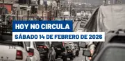 Doble Hoy No Circula del sábado 14 de febrero 2026: restricciones y multas en CDMX y Edomex