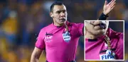 El árbitro 'El Gato' Ortiz sueña con el Mundial 2026 tras mostrar llaveros en partido
