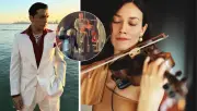 Esmeralda Camacho, la violinista que roba cámara en conciertos de Christian Nodal