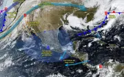 Frente Frío 35 Impacta México con Vientos, Lluvias y Descenso Térmico en el Norte