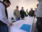 Gobernador supervisa avances de la nueva Expo Coahuila en Saltillo