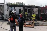 Incendio Consume Vivienda Abandonada en Escobedo, Nuevo León