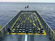 Marina asegura toneladas de cocaína en operación internacional cerca de Isla Clarión