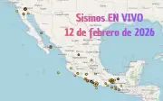 Monitoreo en Vivo de Sismos en México: Jueves 12 de Febrero de 2026