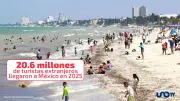México alcanza récord histórico con más de 20.6 millones de turistas extranjeros por aire en 2025