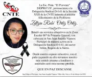 Oaxaca investiga como feminicidio el asesinato de la maestra Zeltzin Rubí Ortiz