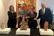 Portugal devuelve a México tres valiosas piezas arqueológicas prehispánicas