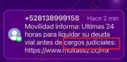 Semovi alerta sobre fraude con mensajes falsos de multas vehiculares en CDMX