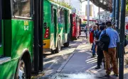 Setran reporta operación al 75% del transporte público en Jalisco, Lemus promete 100% para hoy