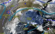 SMN alerta por lluvias intensas, frío nocturno y aumento térmico diurno en México