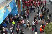 Trabajadores de la Ciudad protestan en Tlalpan por incumplimientos laborales