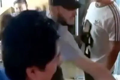 Agresor golpea a elementos de la Guardia Nacional en Valle Poniente