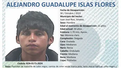 Alejandro, el otro hijo de Ceci Flores que lleva 10 años desaparecido en Sinaloa