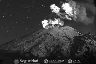 Alerta por caída de ceniza volcánica en CDMX durante las próximas horas