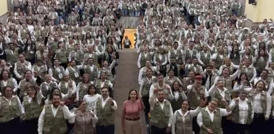 Ariadna Montiel intensifica despliegue de Bienestar en Coahuila y Nuevo León con credencialización de salud