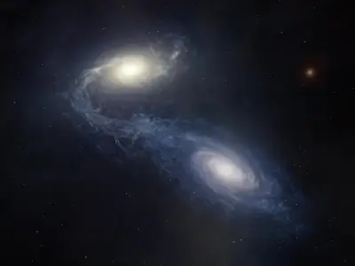 Arqueología Espacial Revela la Historia de Fusión de la Galaxia NGC 1365