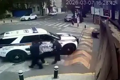 Automovilistas Atacados con Rocas en el Circuito Interior de la Ciudad de México